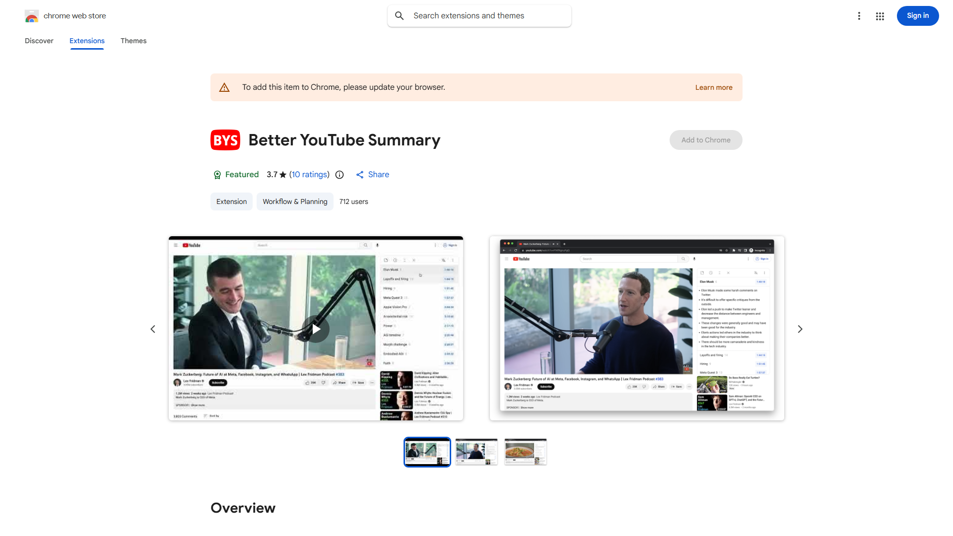 YouTube Extension