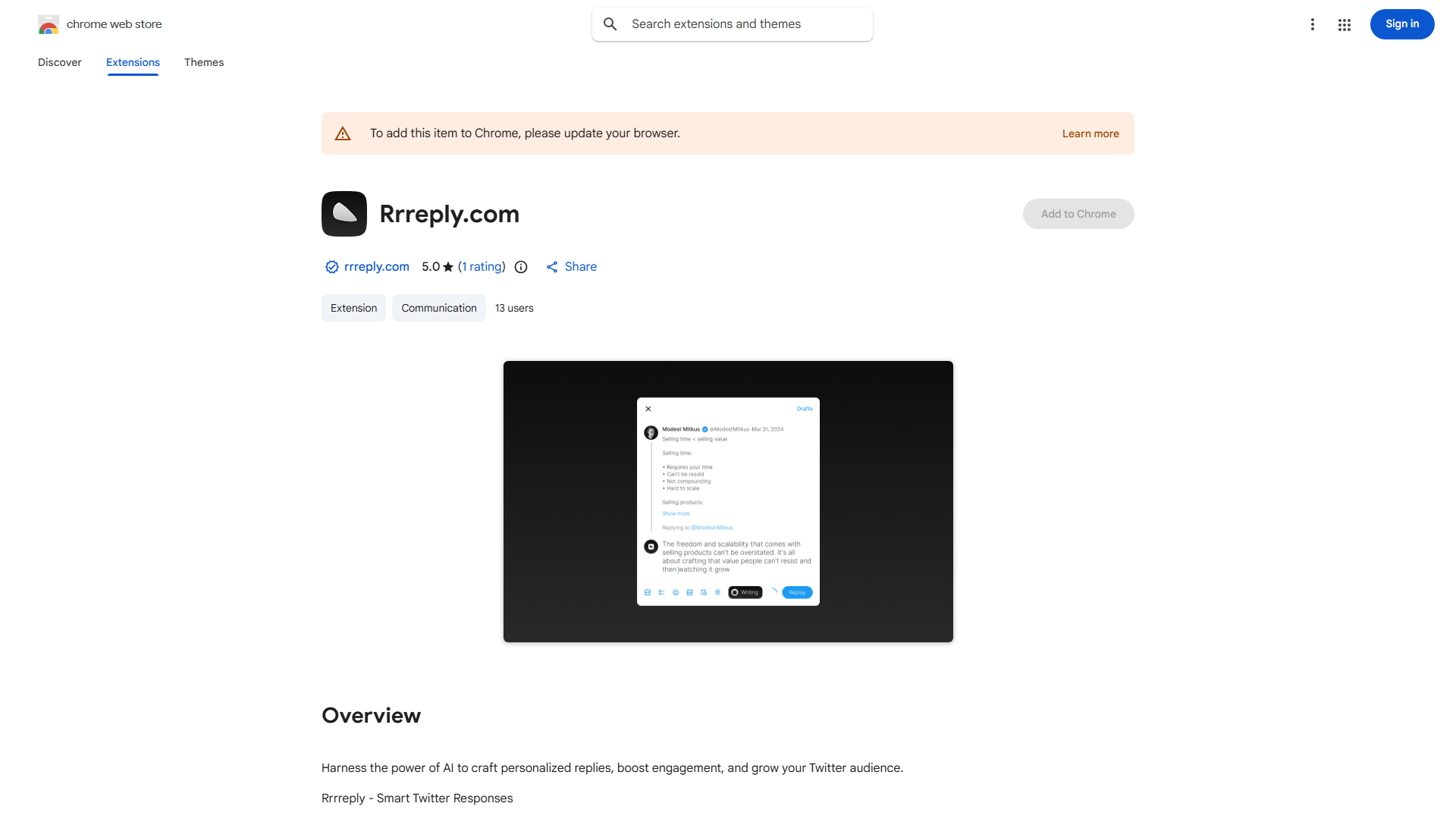 Twitter Engagement AI