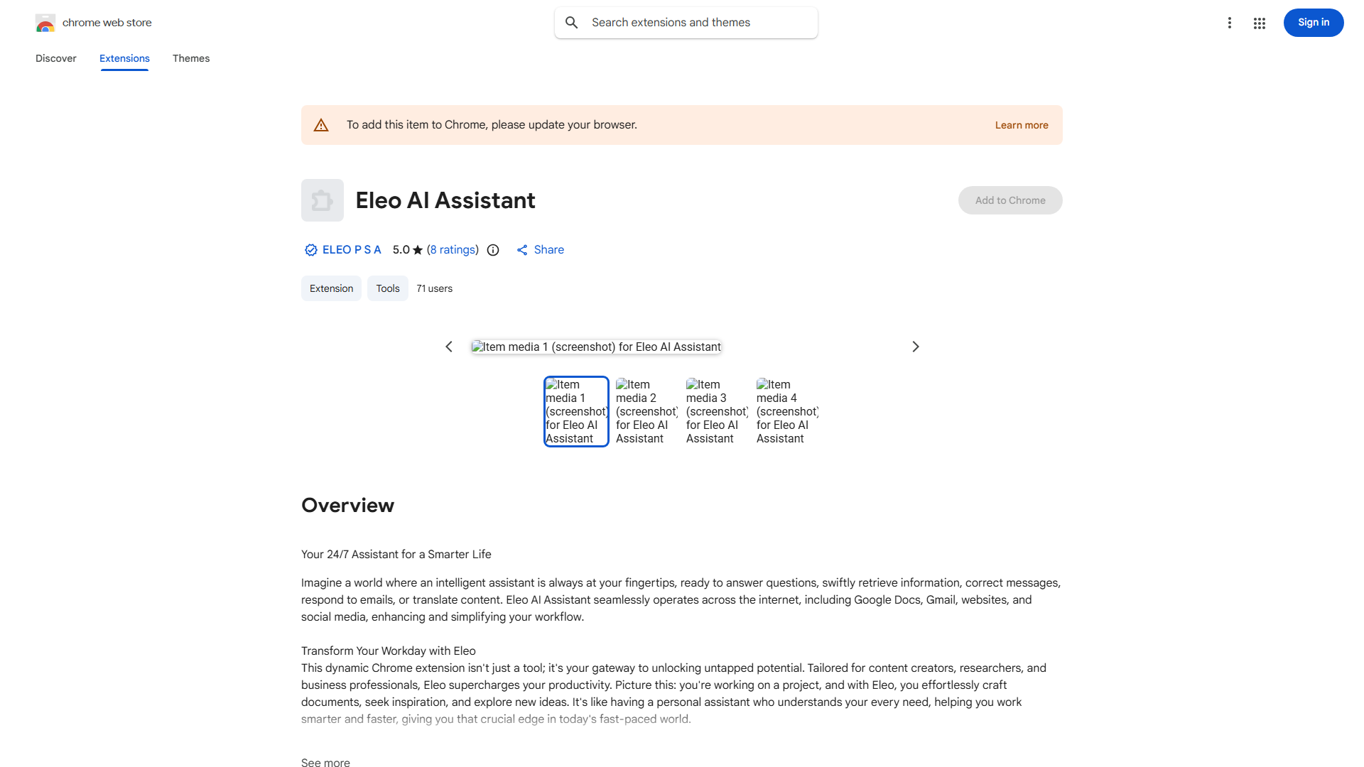 Eleo AI Assistant