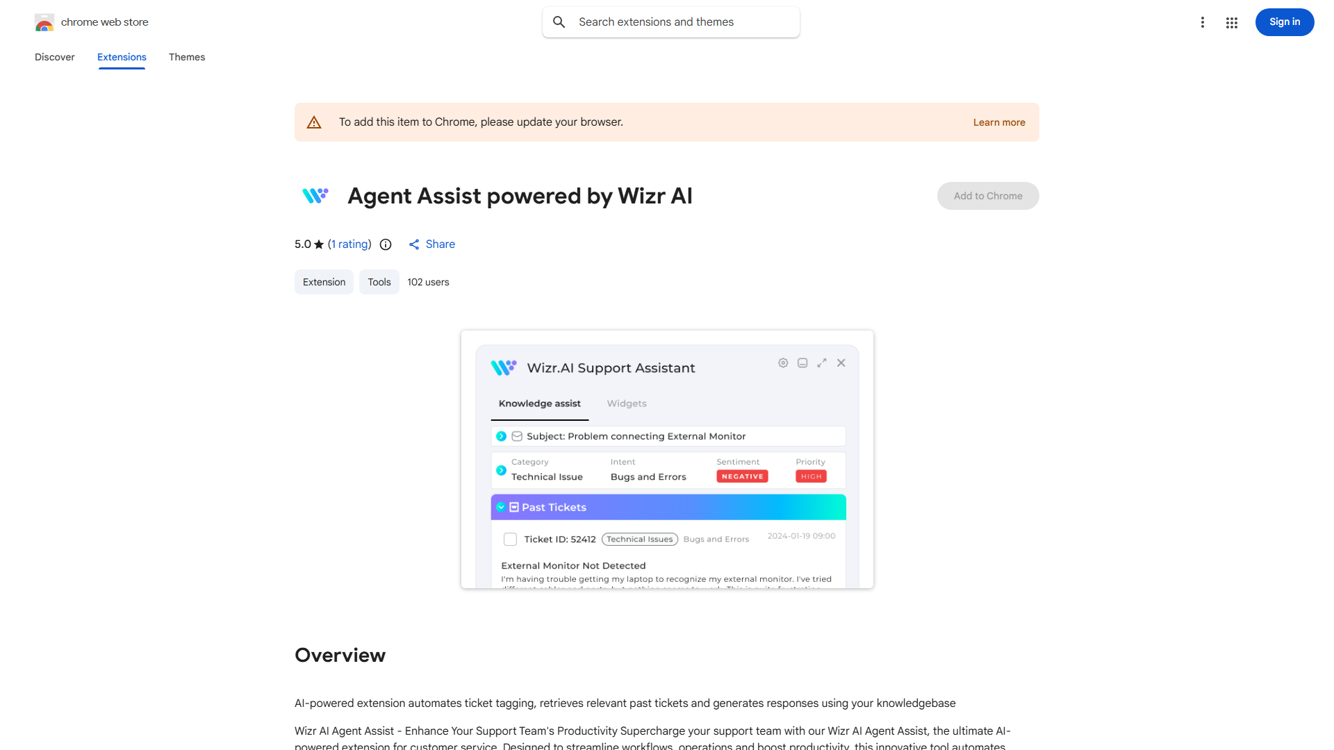 Wizr AI Agent Assist