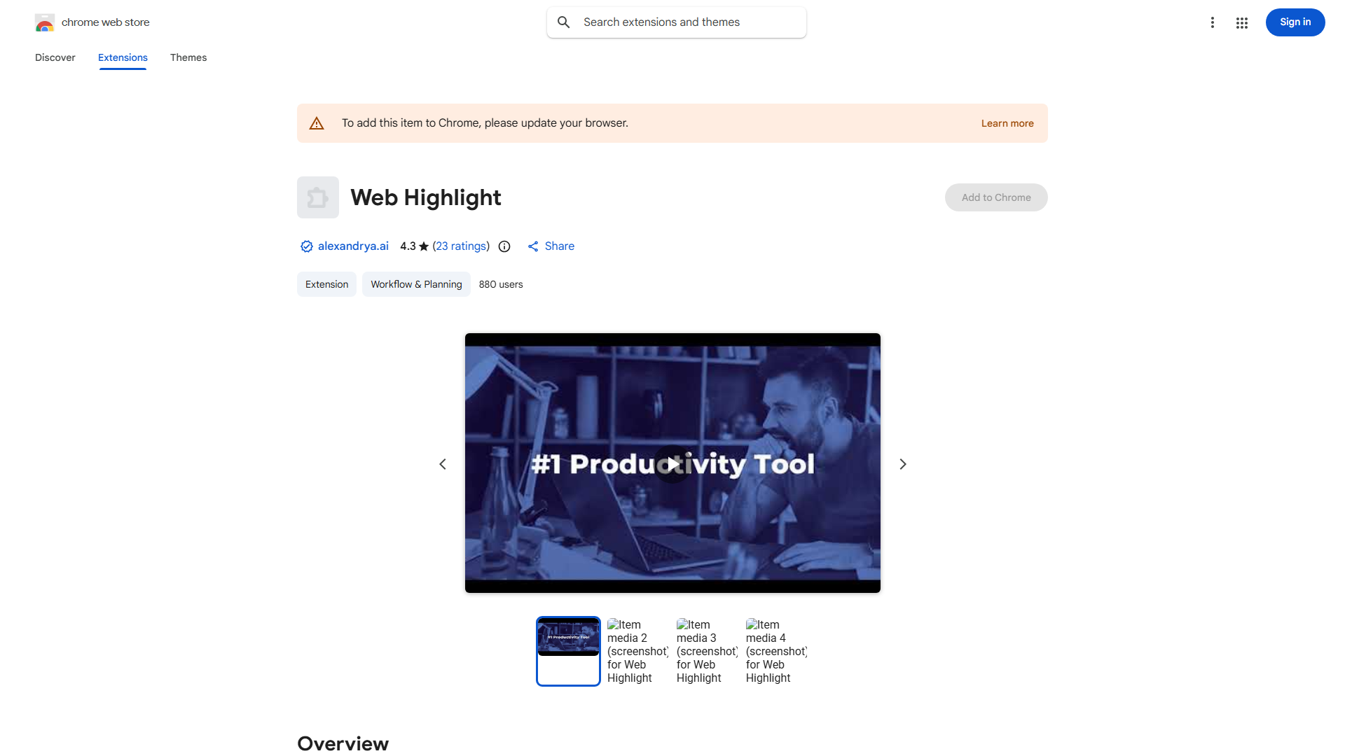 alexandrya.ai Auto Web Highlighter