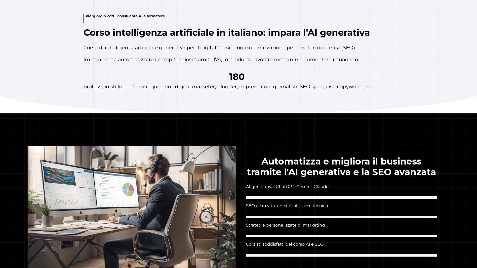 Piergiorgio Zotti AI Training