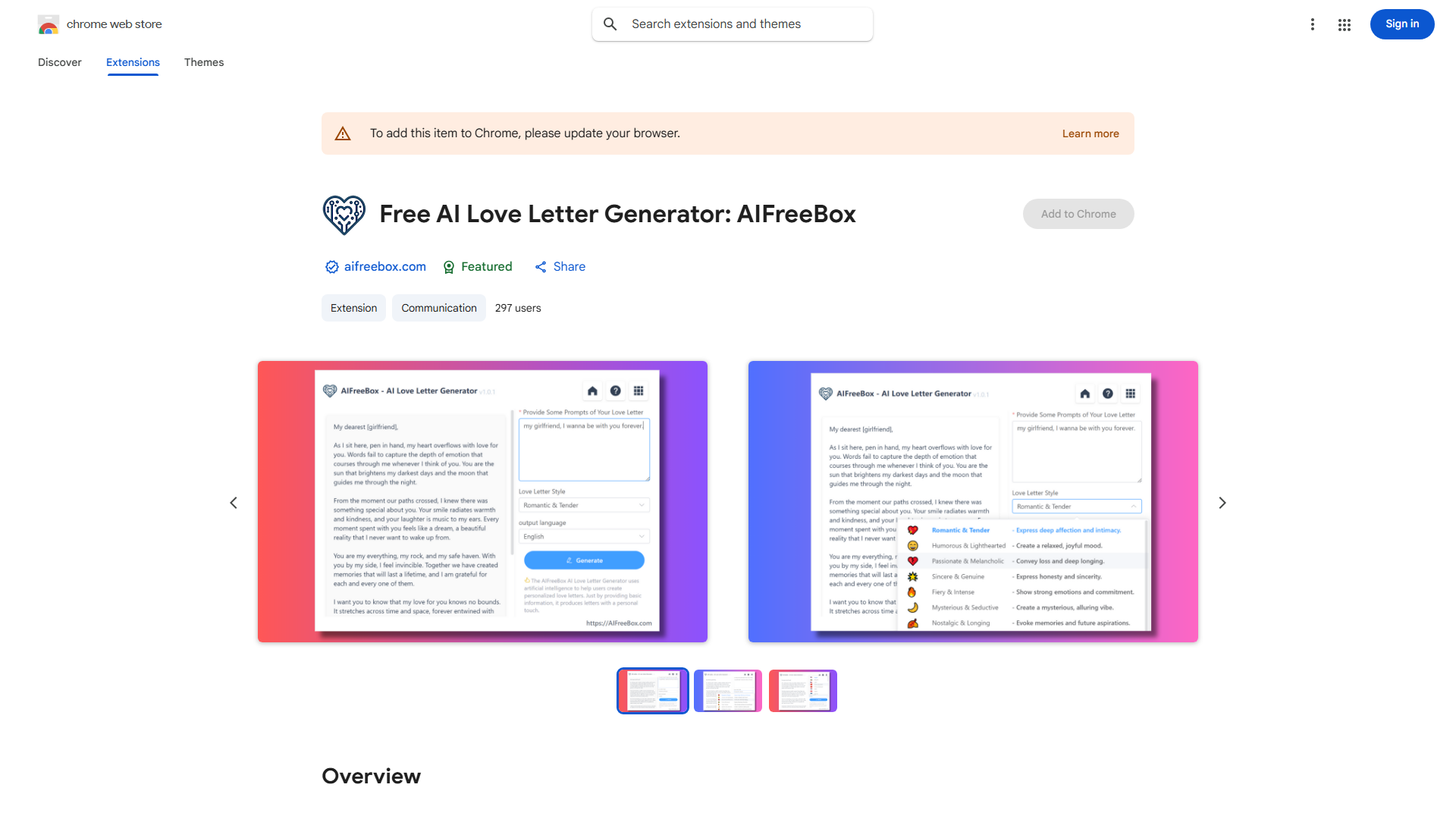 Harness Our AI Love Letter Generator
