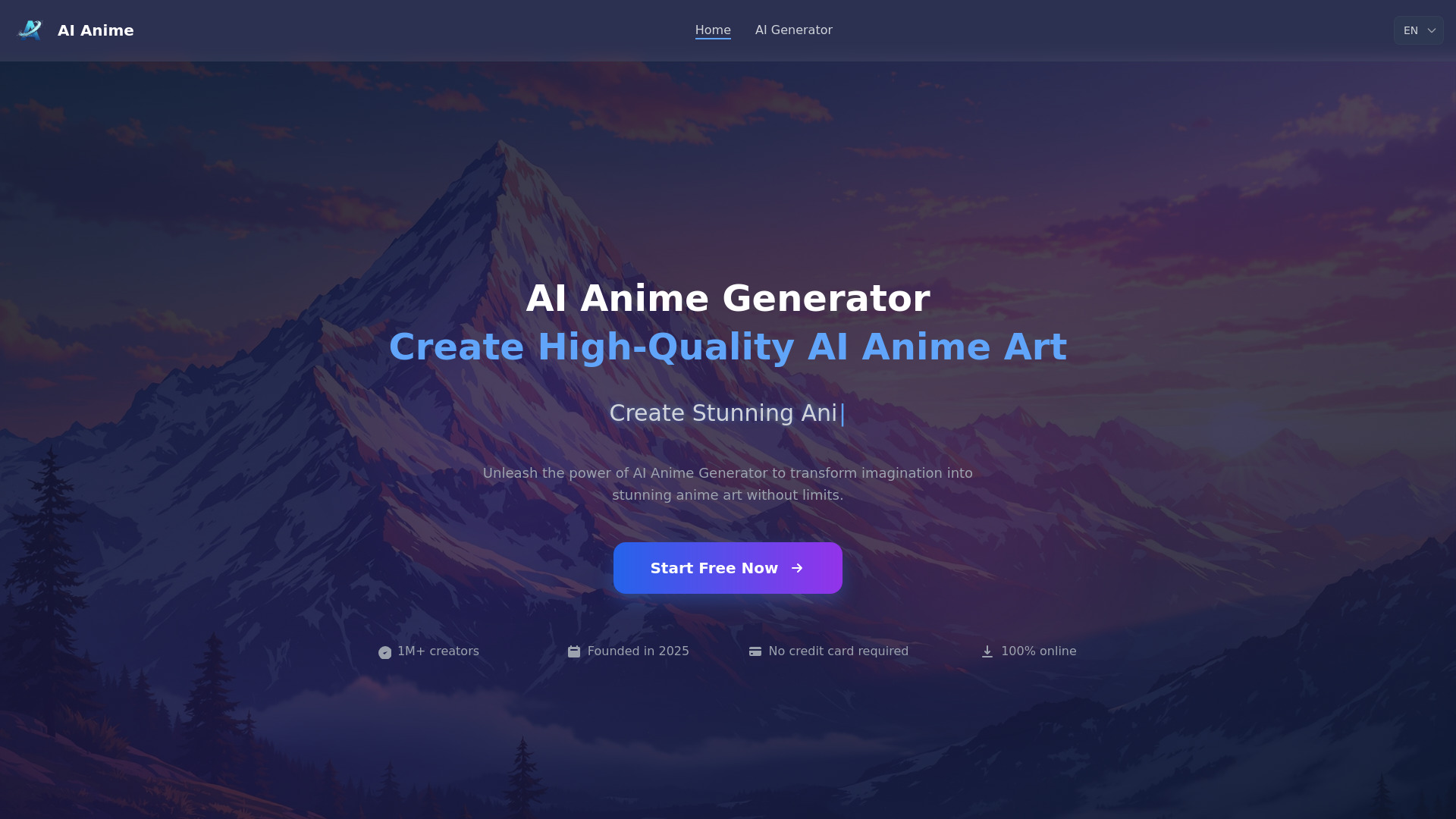 AI Anime Generator