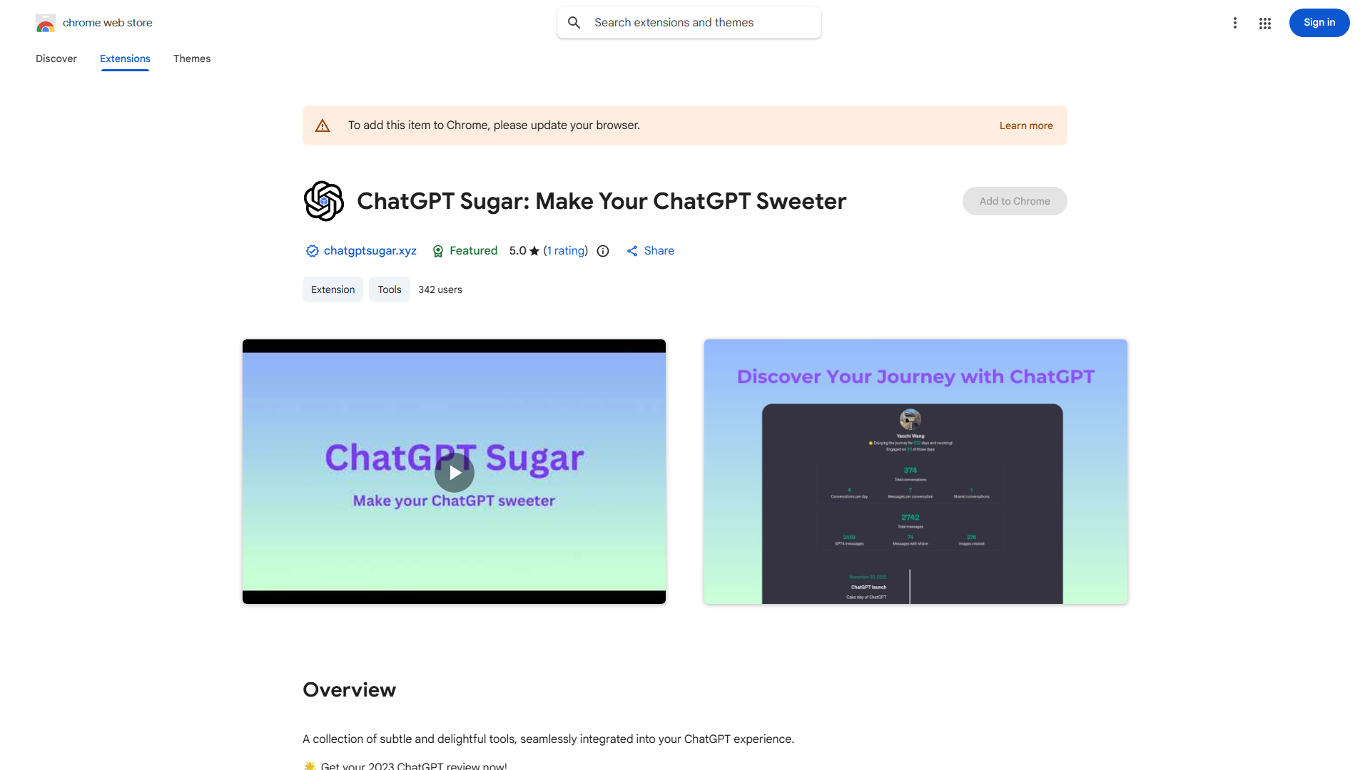 ChatGPT Sugar