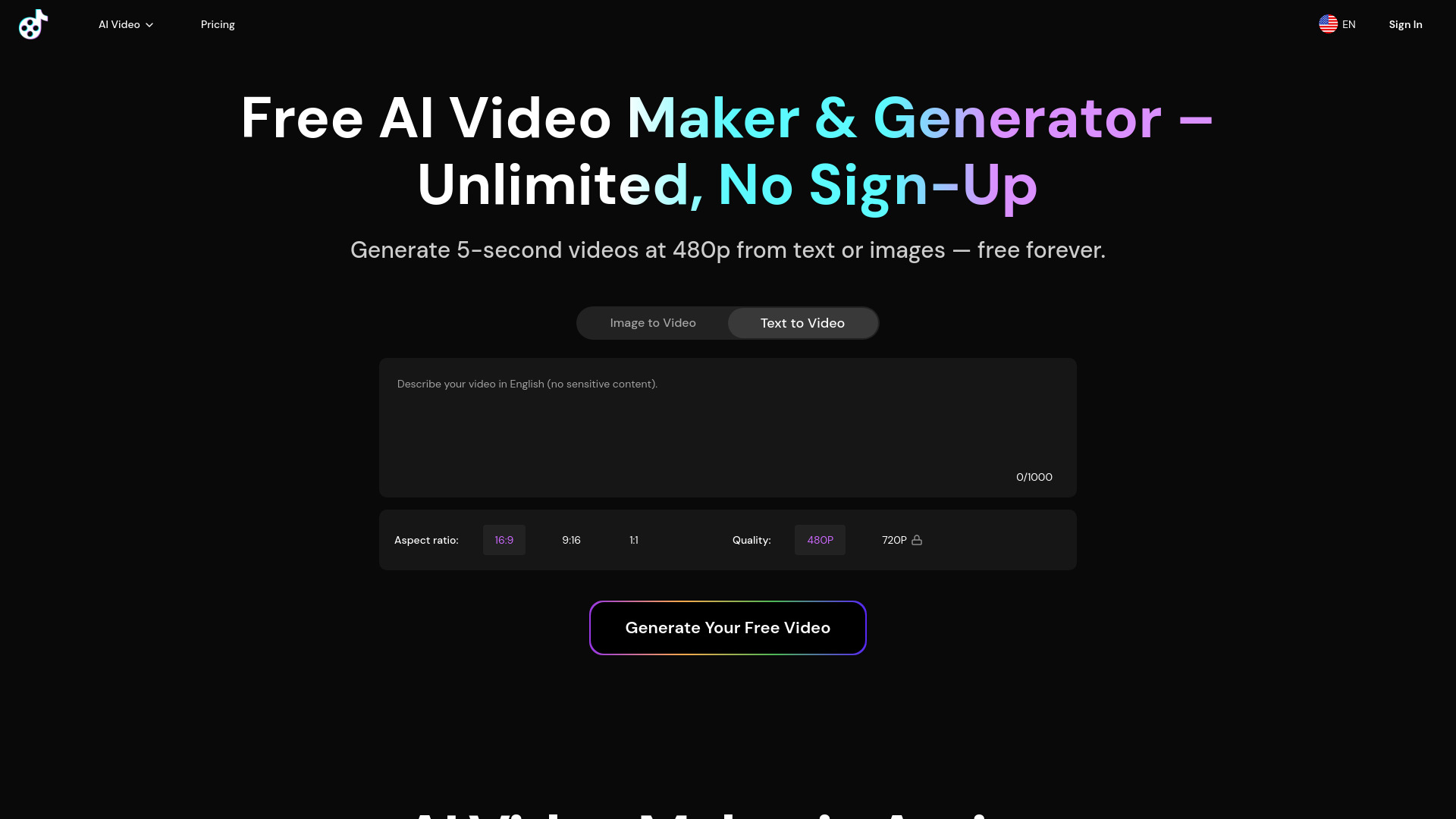 Free AI Video Maker & Generator
