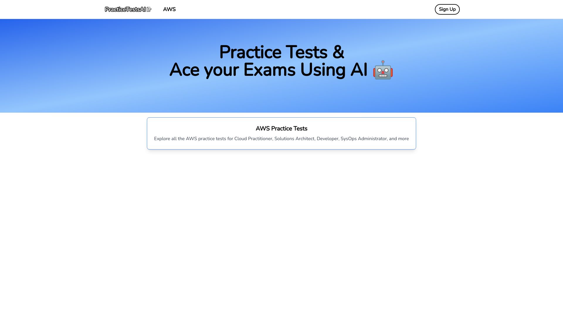 Practice Tests AI