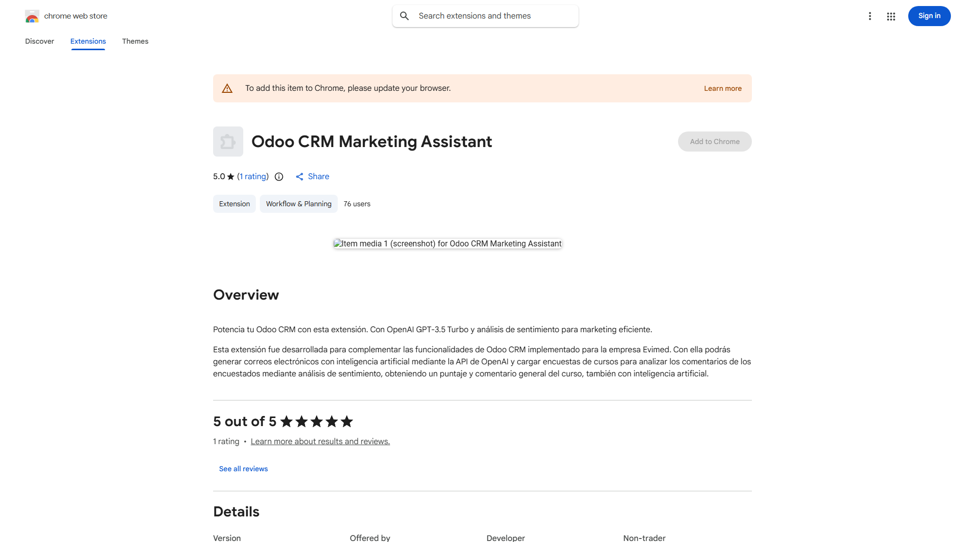 Odoo CRM OpenAI GPT-3.5 Turbo Extension