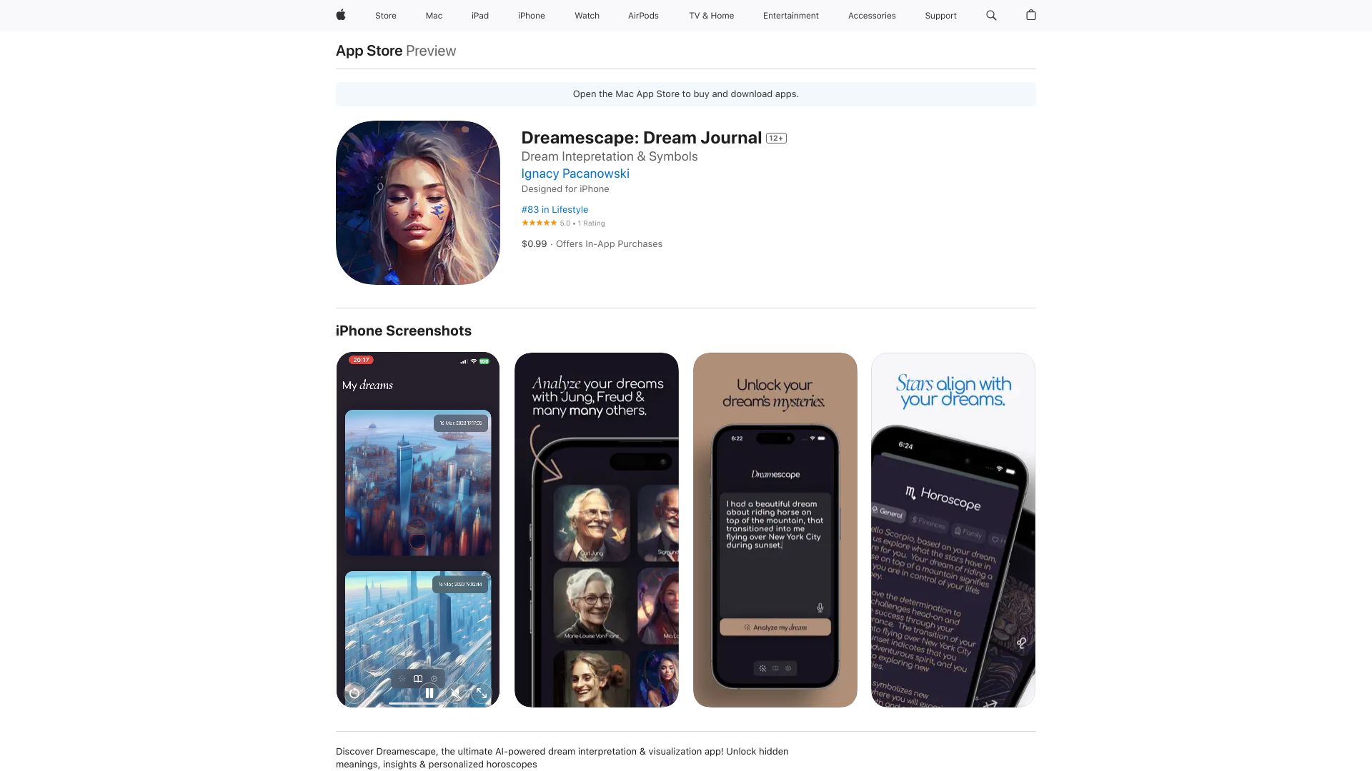 Dreamescape: Dream Journal