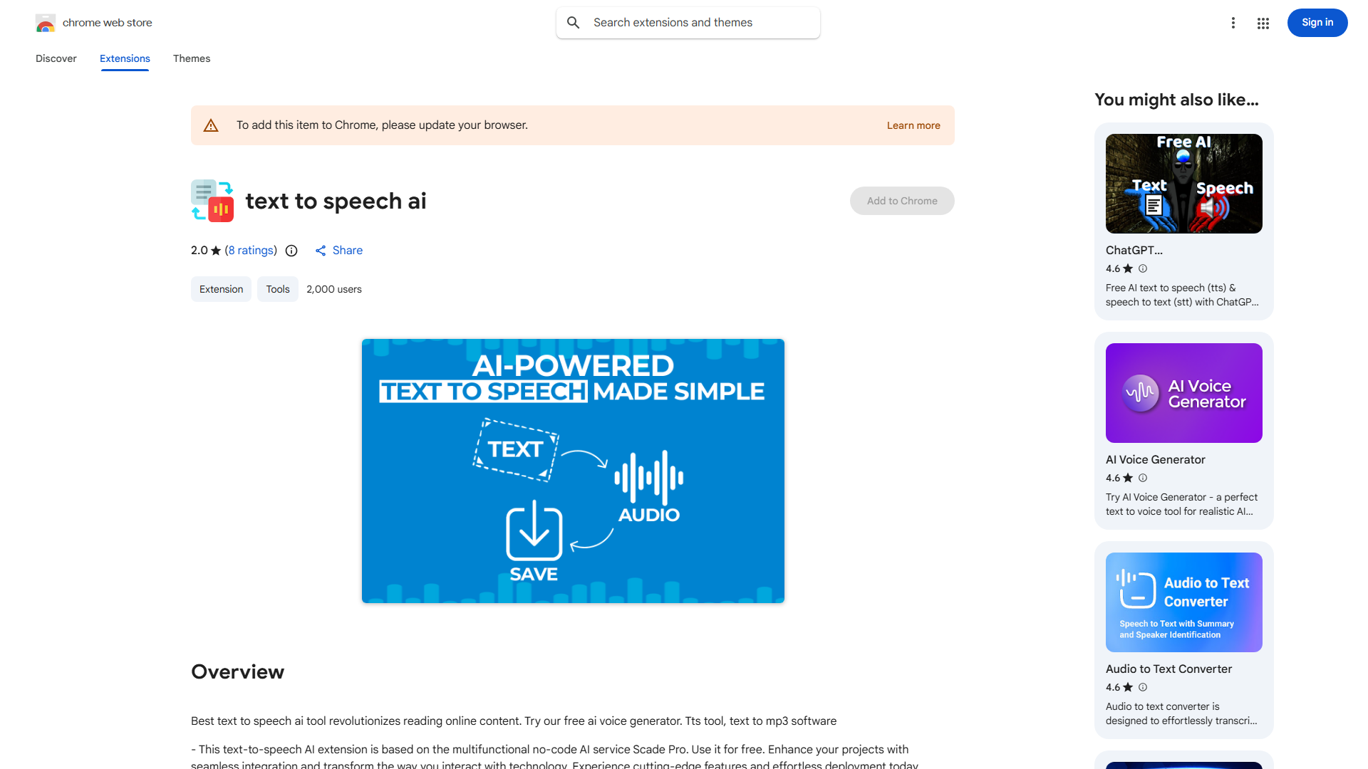 Online Text to Speech AI Tool