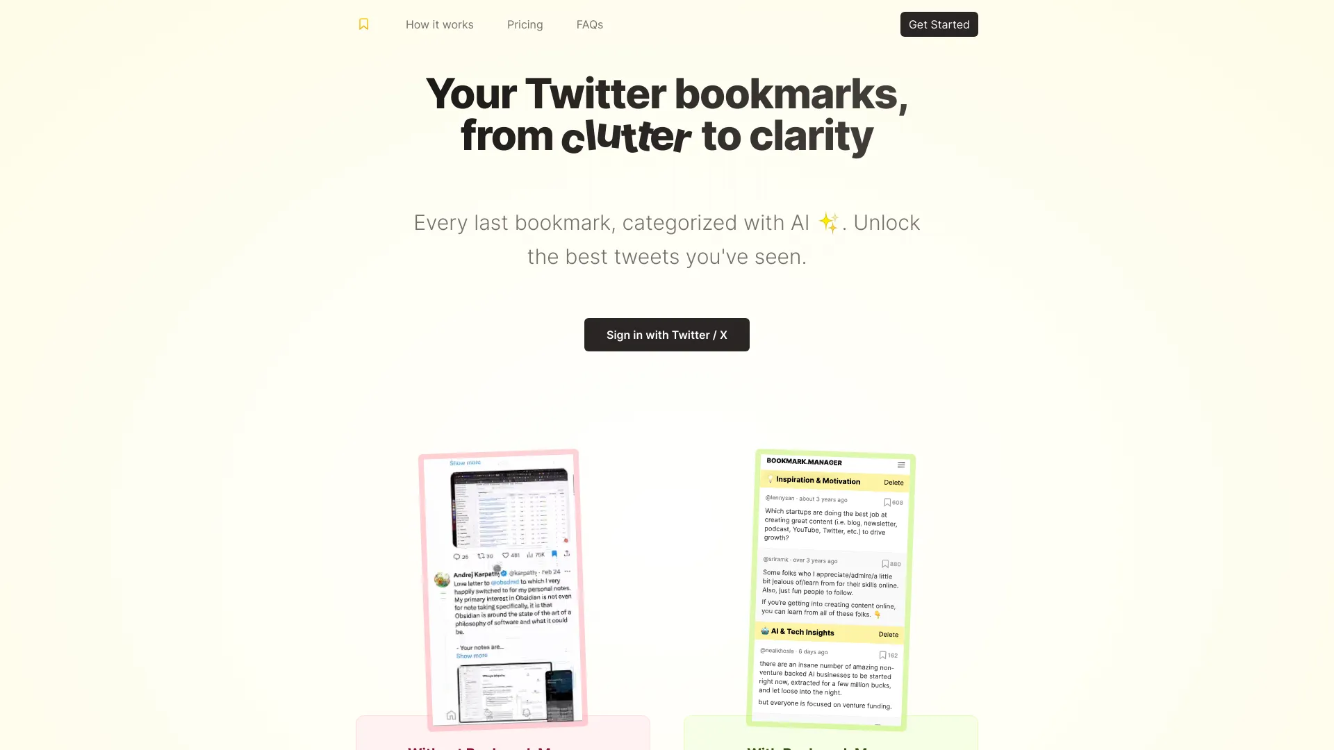 Twitter Bookmarks Manager