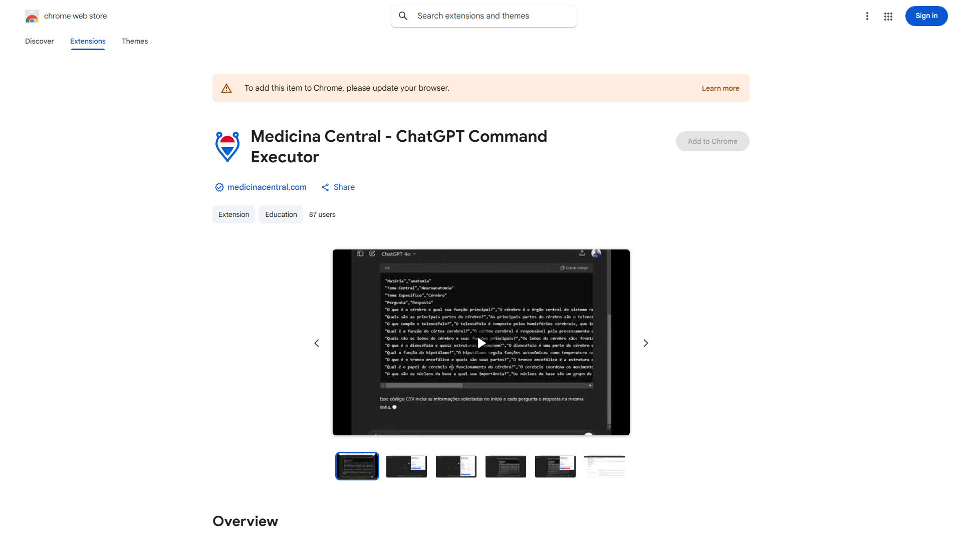 Medicina Central - ChatGPT Command Executor