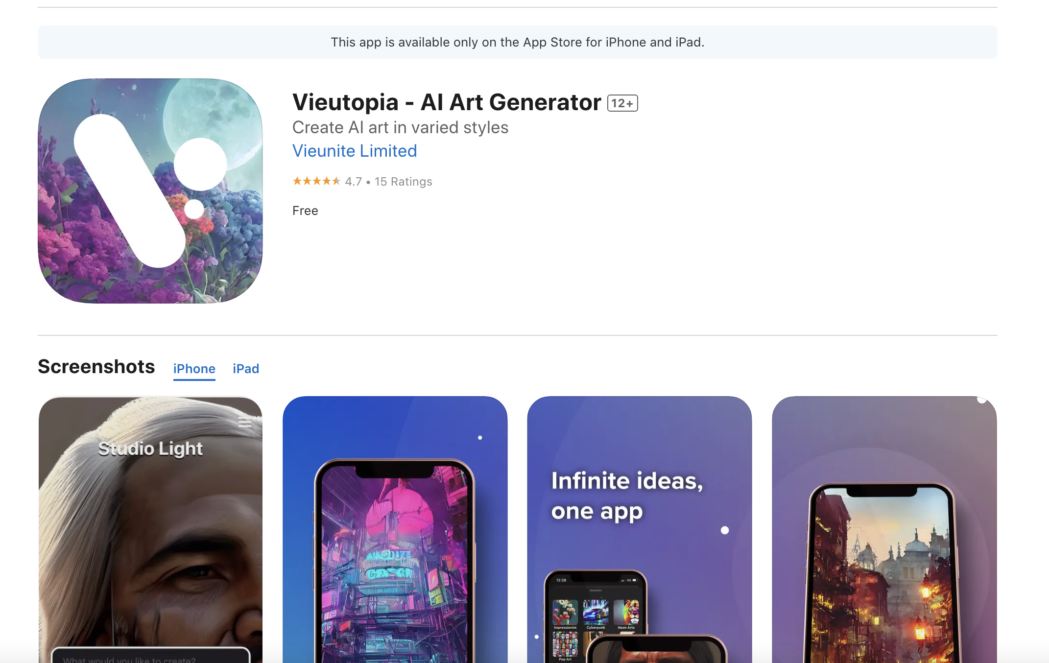 Vieutopia - AI Art Generator