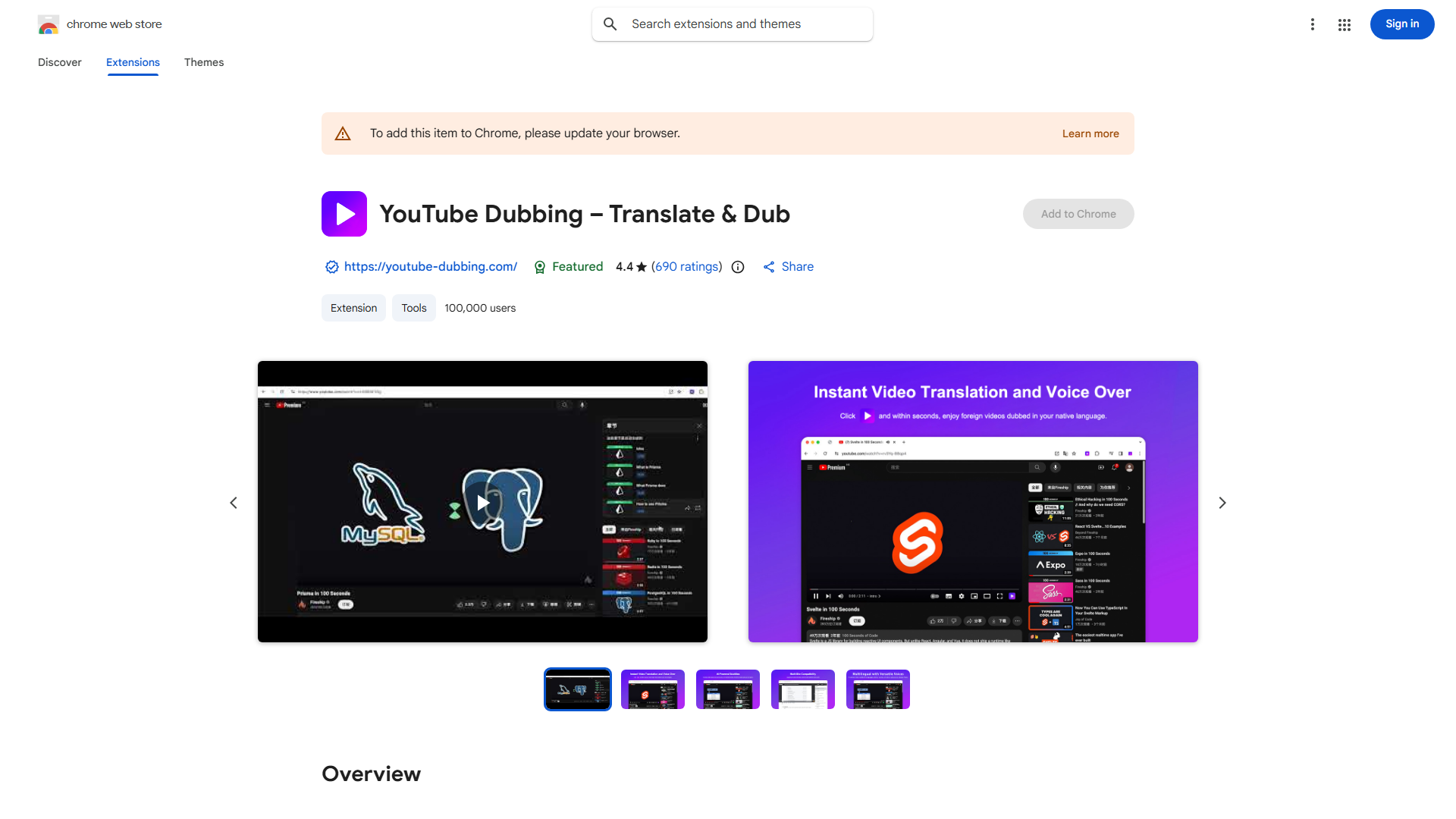 Youtube Chinese Dubbing
