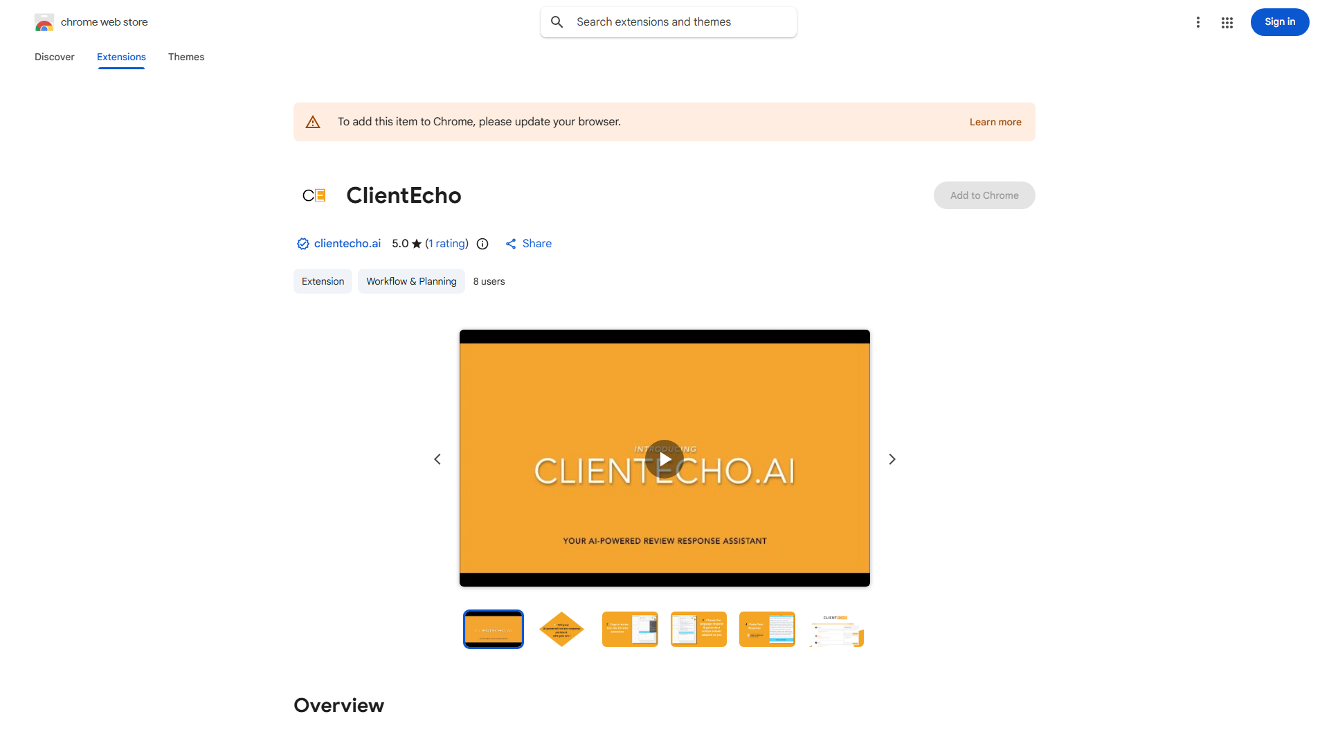 Review Response AI Extension