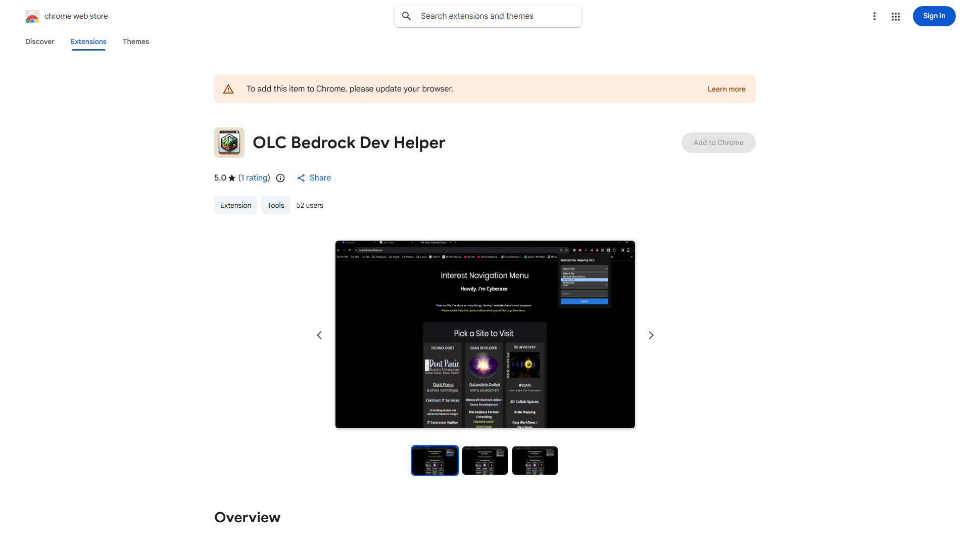OLC Bedrock Dev Helper