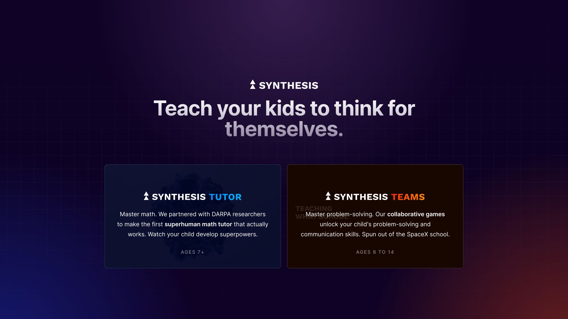 Synthesis Tutor