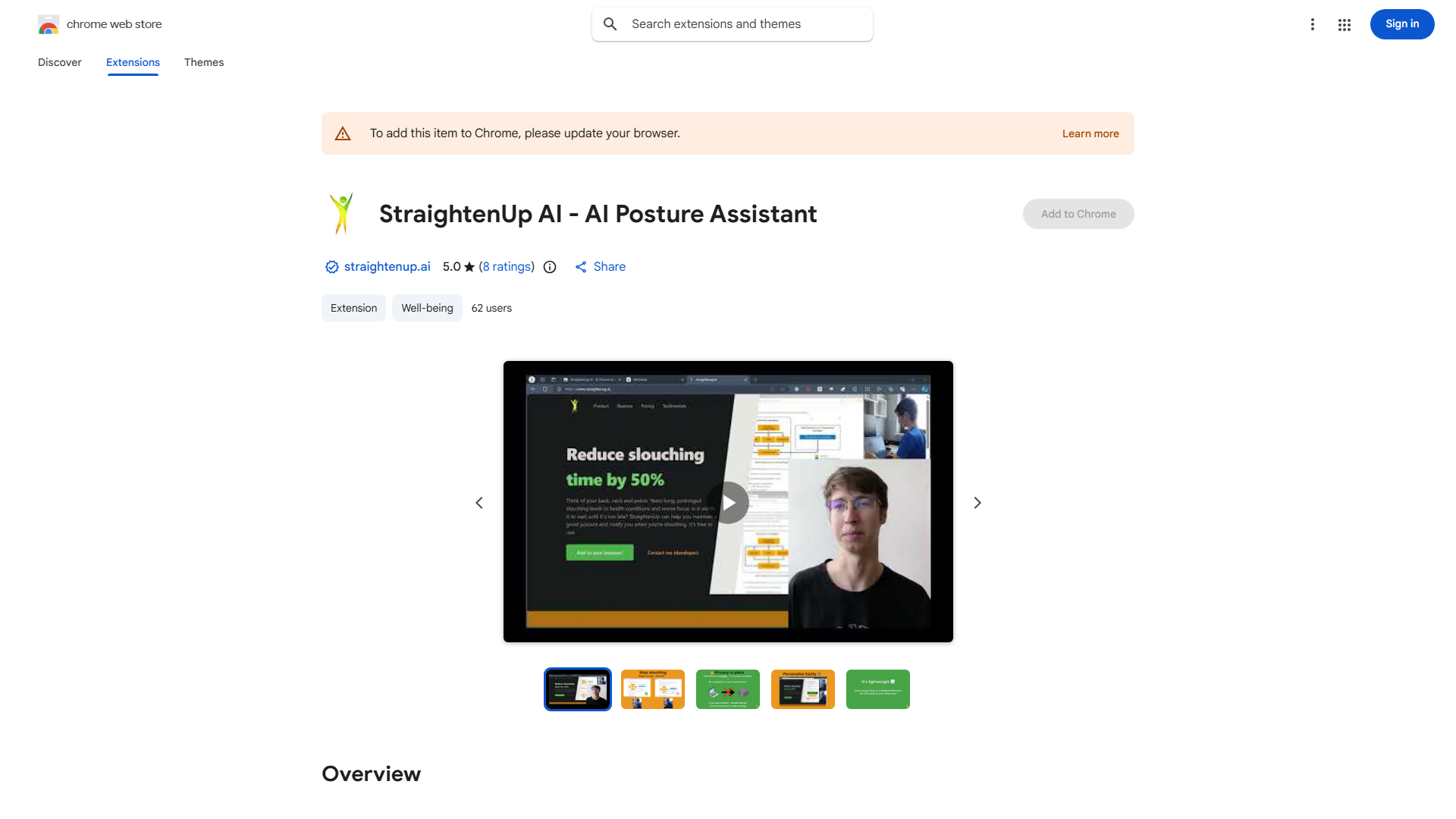 StraightenUp - Posture Assistant