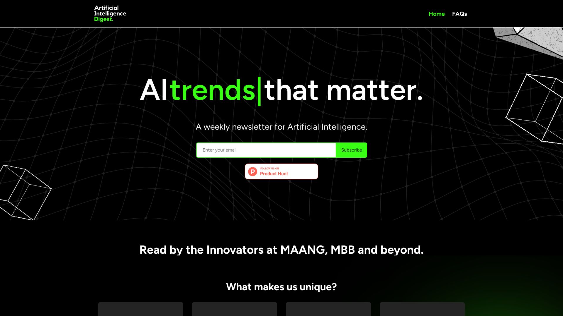 Artificial Intelligence Digest