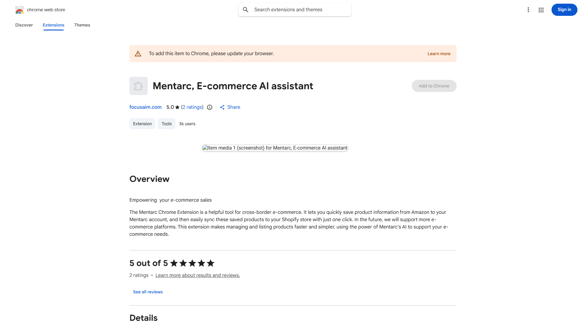 Mentarc Chrome Extension
