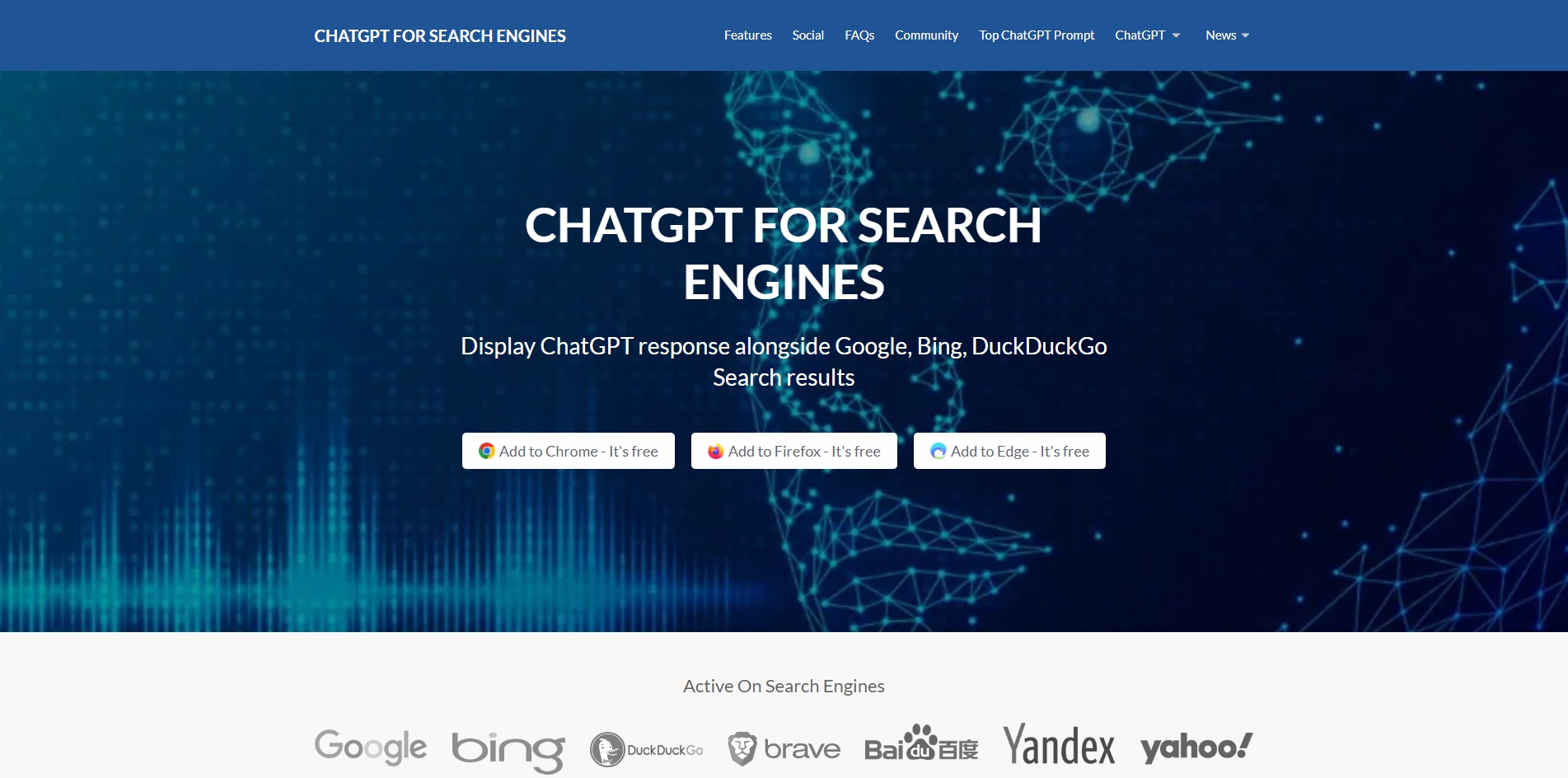 ChatGPT For Search Engines