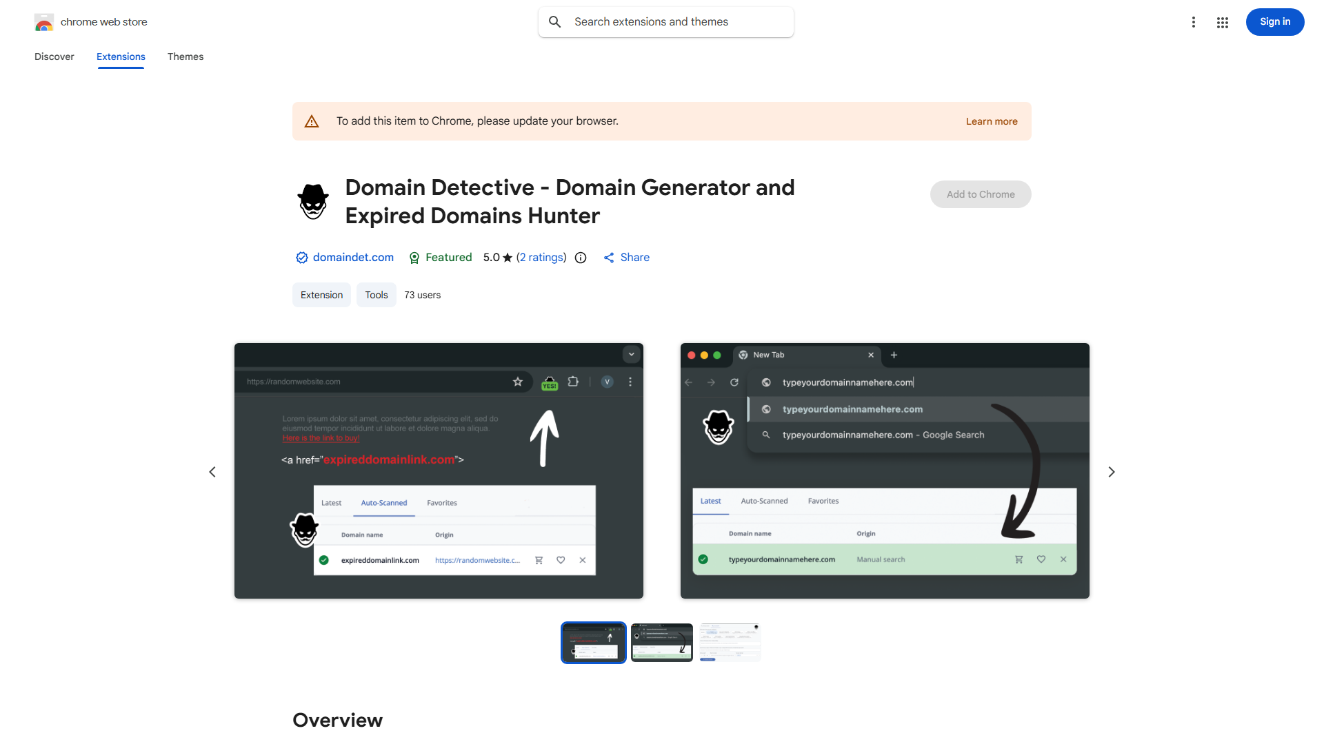 Domain Detective