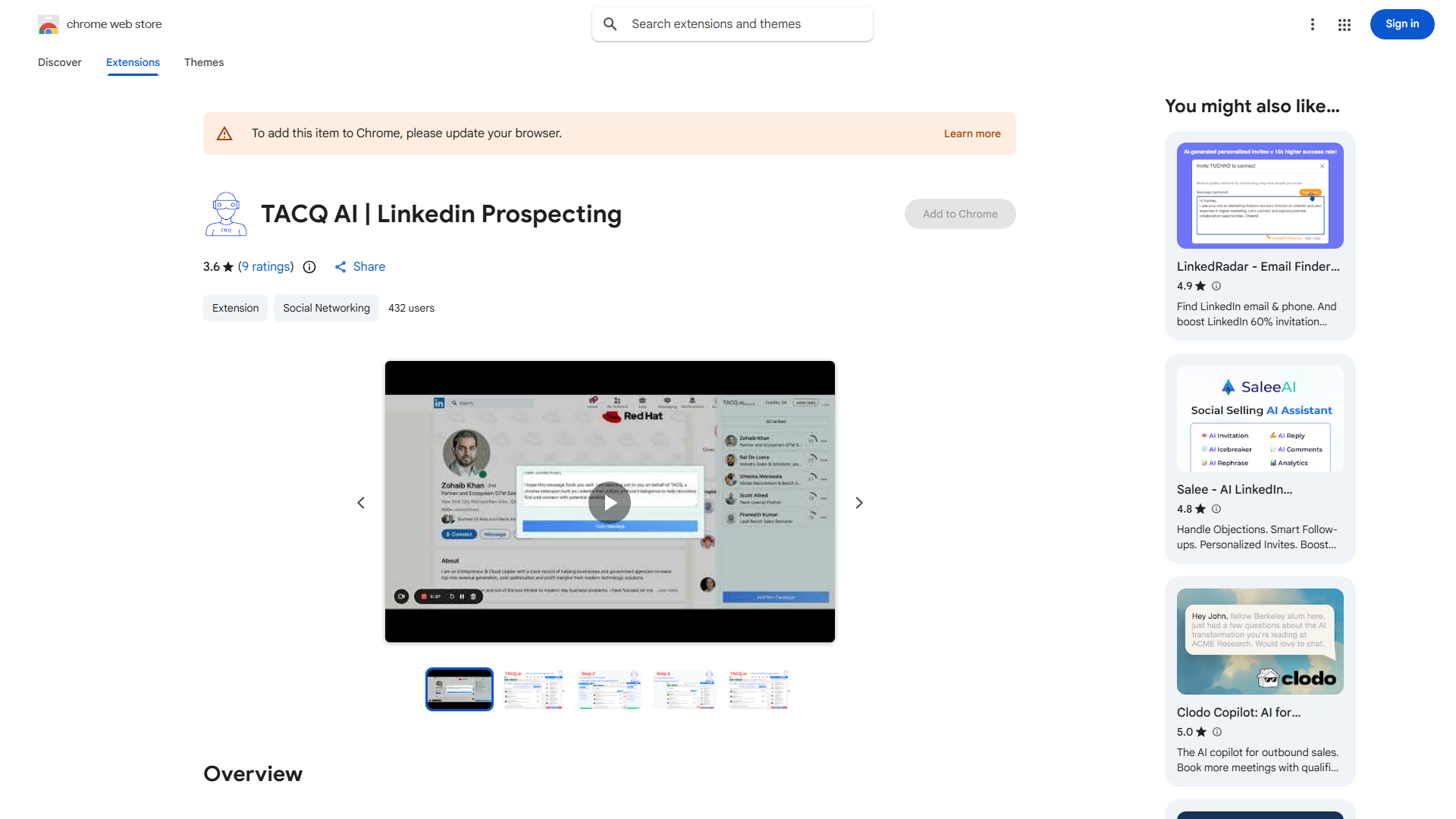 TACQ AI | Linkedin Prospecting
