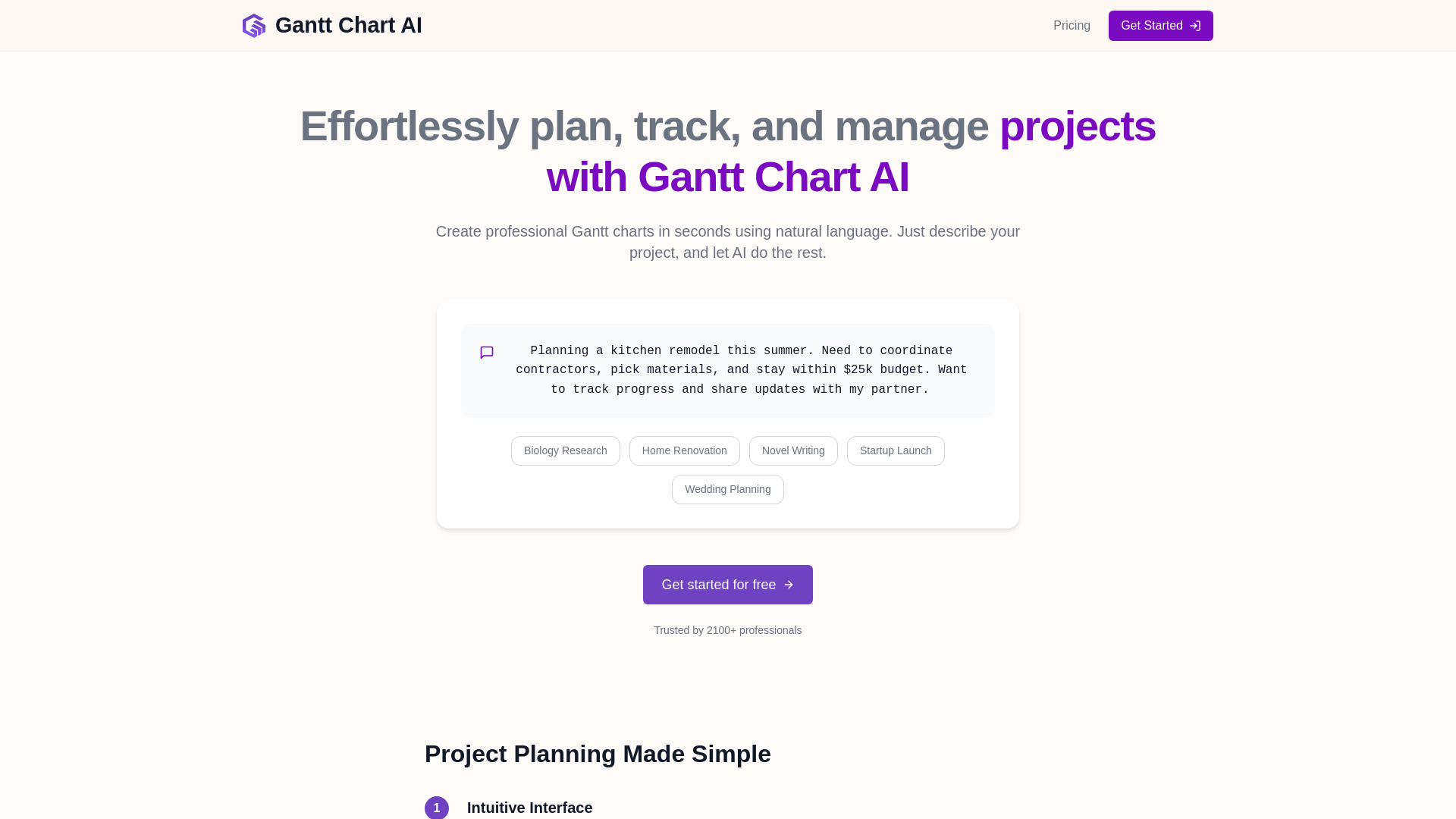 GanttChart AI
