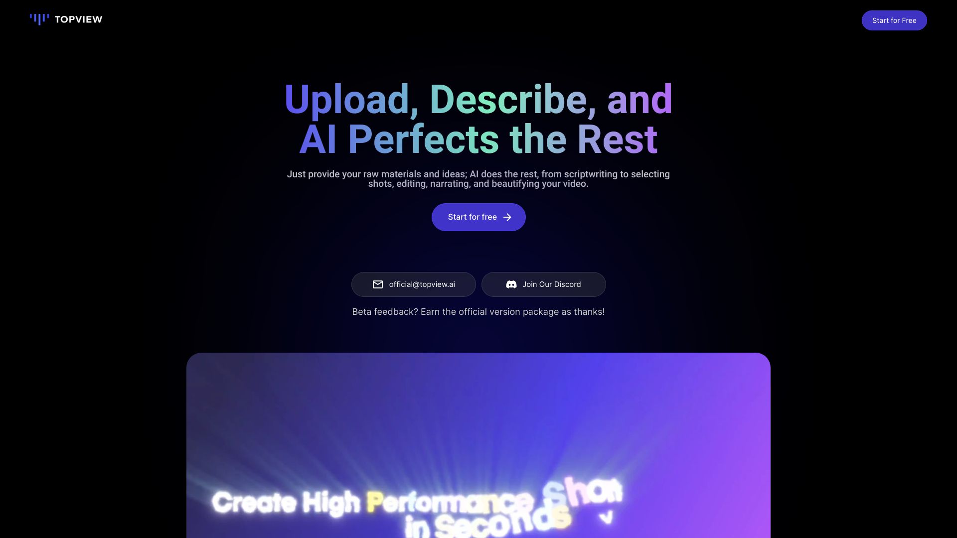 Topview.ai screenshot
