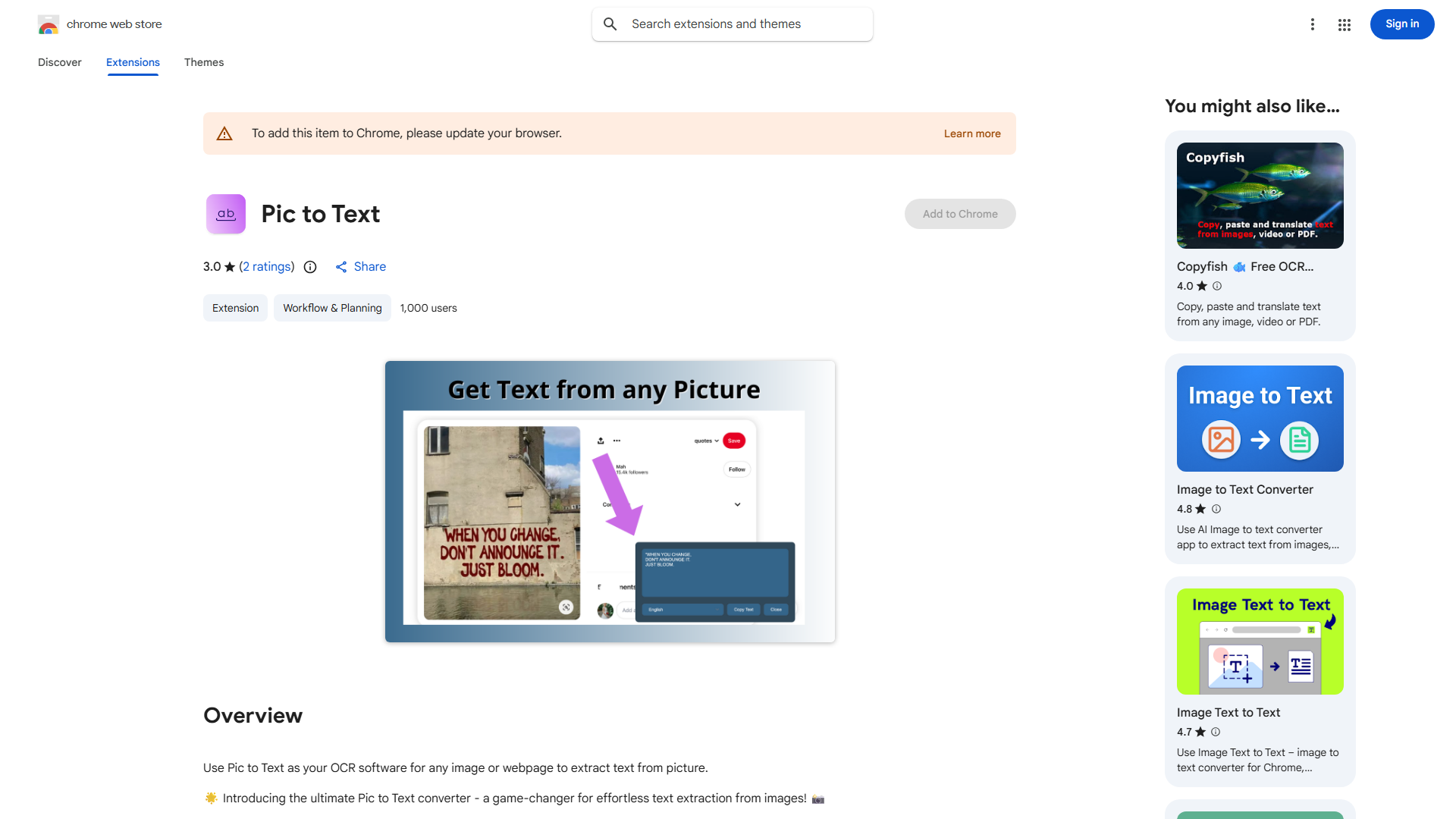 Pic to Text Converter