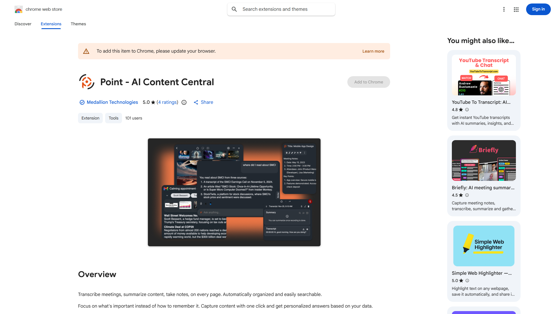 Harvests the power of AI