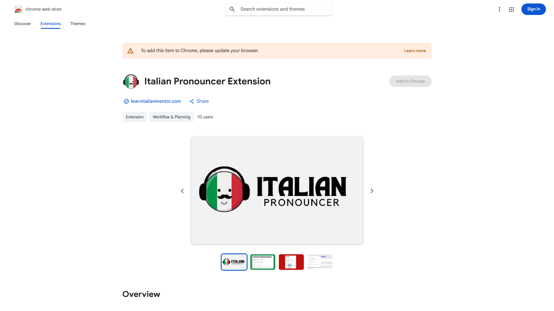 Italian Pronouncer