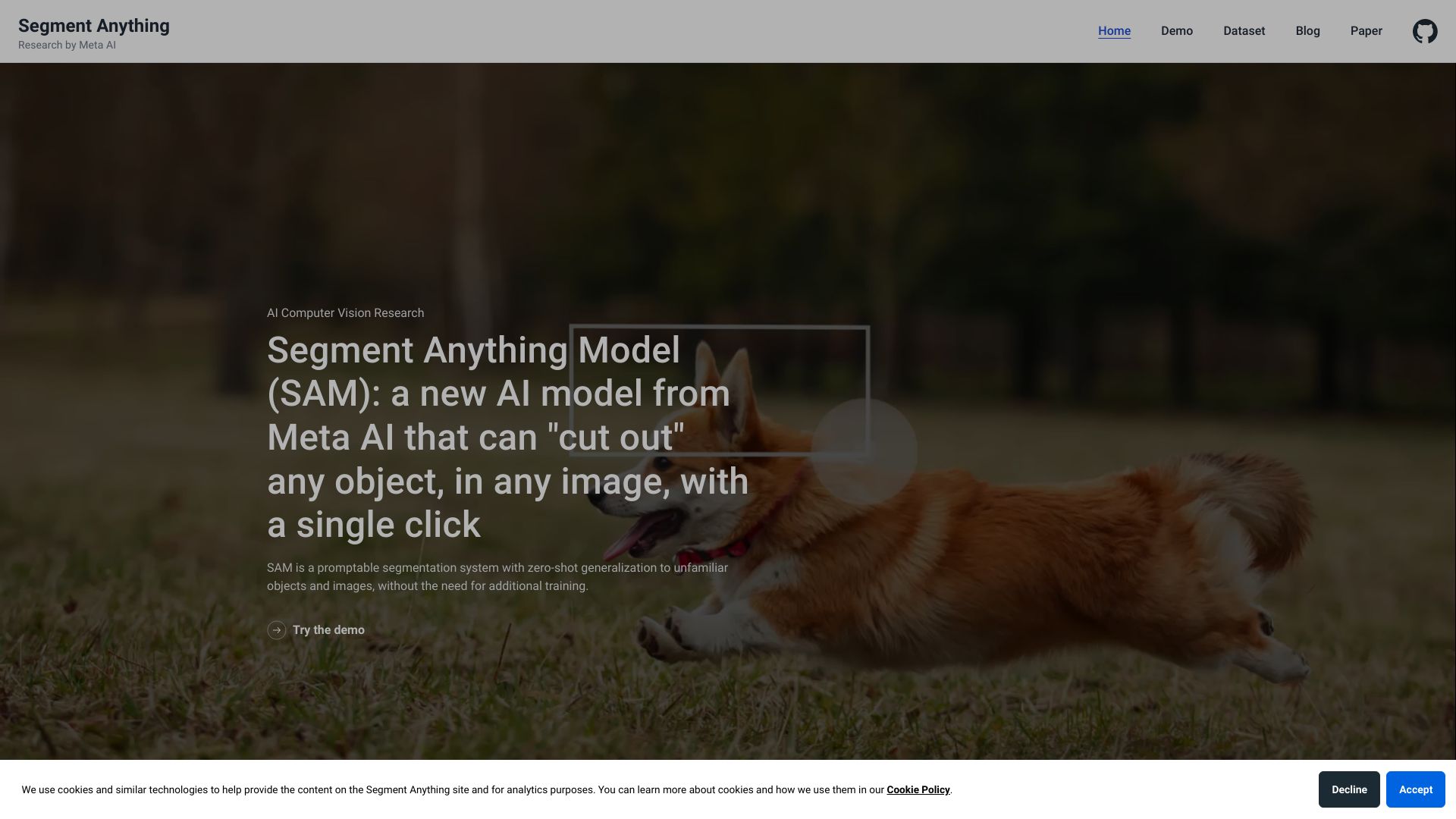 Segment Anything | Meta AI