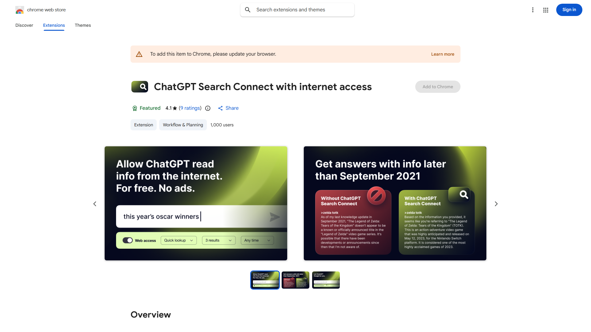 ChatGPT Search Connect