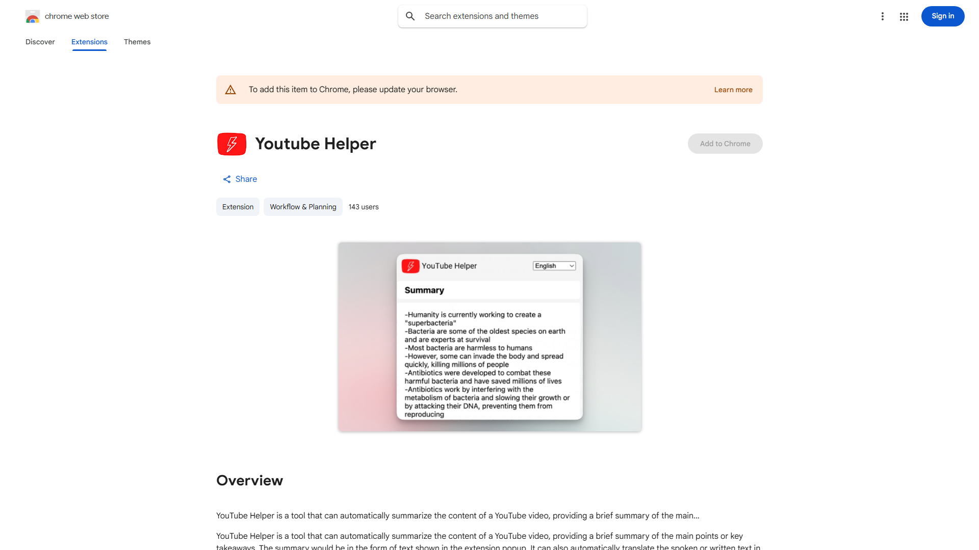 YouTube Helper