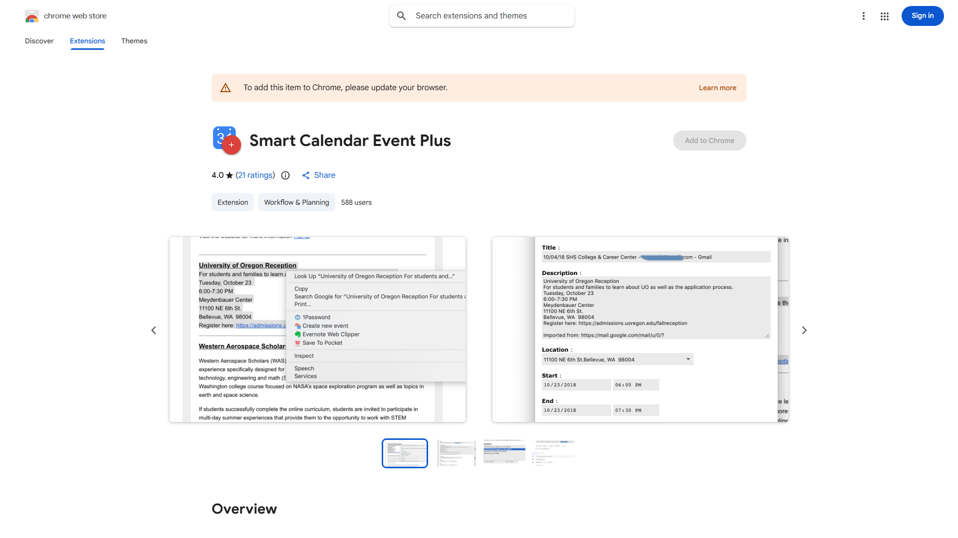 Smart Calendar Event Maker