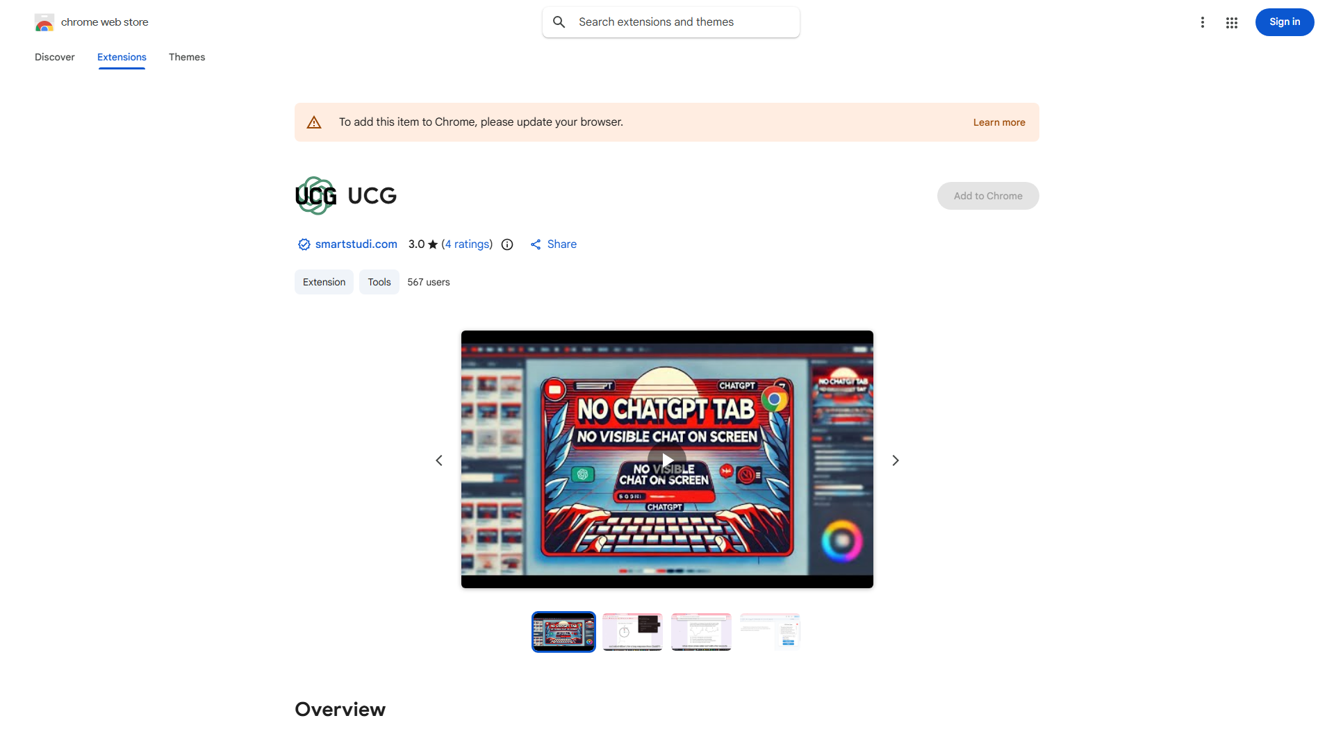 Undetectable ChatGPT Chrome (UCG) Extension