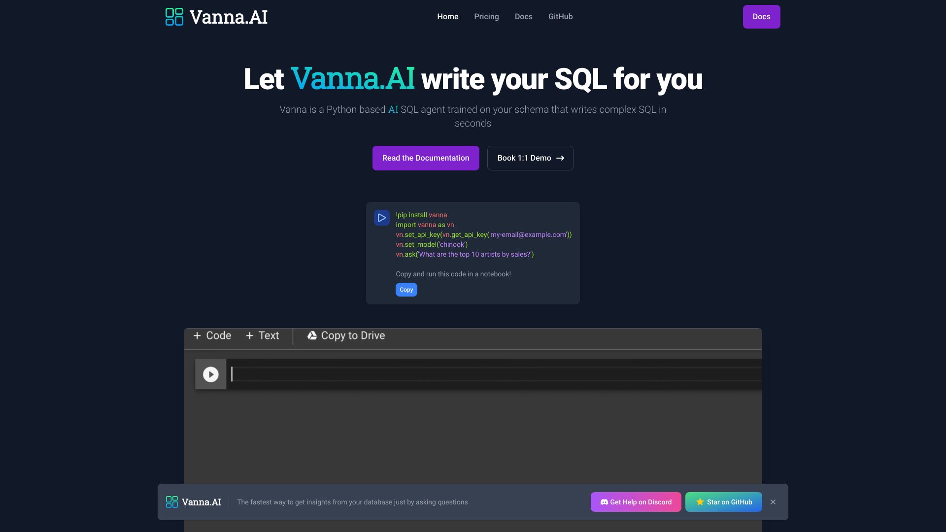 Vanna.AI